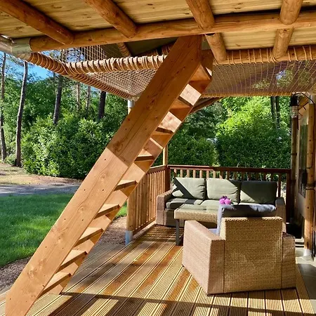 Safaritent, Ranger Lodge, 6 Personen Campismo de Luxo Putten