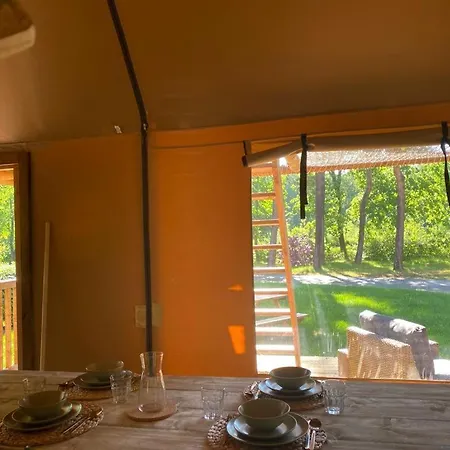 Safaritent, Ranger Lodge, 6 Personen Campismo de Luxo